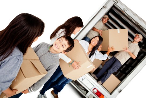 Removal team planning a house move in Harringay