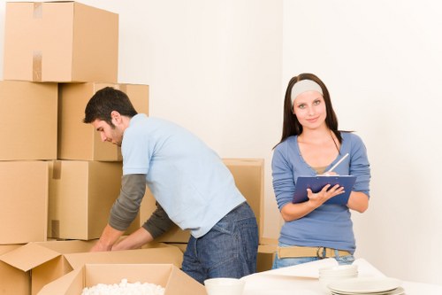 Professional movers handling a local relocation in Harringay