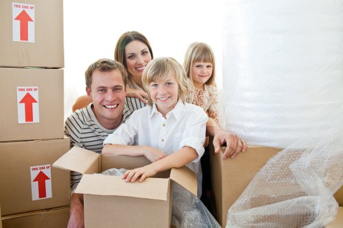 Household items arranged for a smooth removals service in Harringay