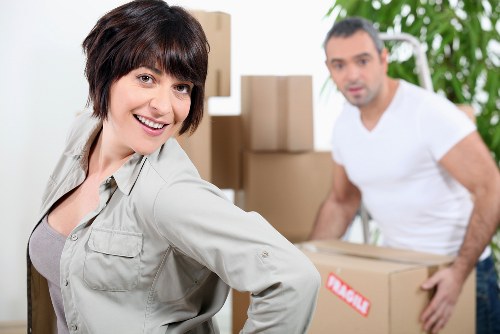 Professional team handling bulky furniture removal in Harringay