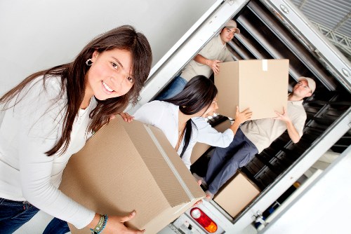 Removal team planning a local move in Harringay