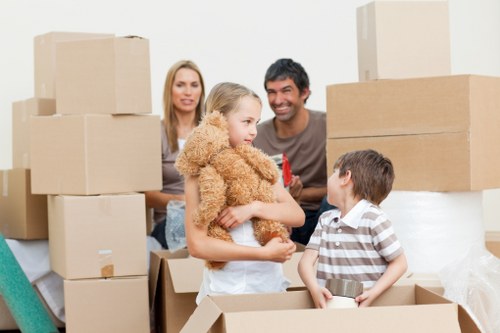 Careful loading of sofas and cabinets for Harringay move